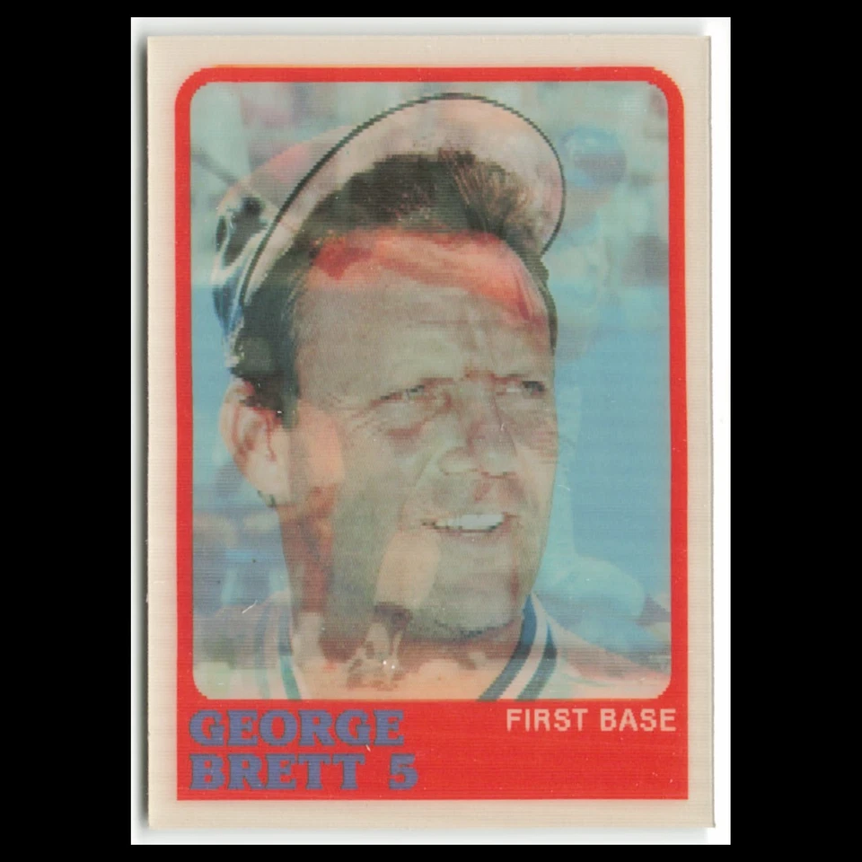 George Brett #150 1988 Sportflics Kansas City Royals Baseball Card MLB NM - Image 1 of 3