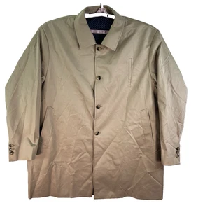 Hackterty Overcoat Trench Coat Mens Size 4XL Khaki - Picture 1 of 9