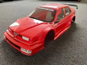 MARTINI ALFA ROMEO 155 RC Car Body Shell Only 1:10 All Painted TAMIYA - Picture 1 of 6
