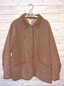 Orvis Jacket Mens Large Khaki Utility Field Chore Barn Coat Country Quilted - Picture 1 of 10