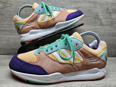 Adidas Originales Paquete de Cóctel Naranja Púrpura B25899 Para Mujer 7.5 Pre-amado SIN CAJA Foto 1 de 4