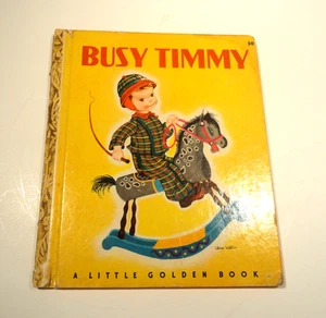Vintage Little Golden Book Busy Timmy "C" 1948 - Picture 1 of 6