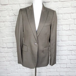Stella McCartney Brown Wool Blazer Jacket Career Office Classic Sz IT 42 - Picture 1 of 12