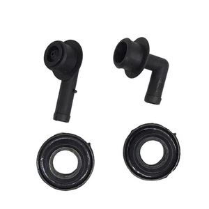 Black PCV Valve & Grommet Set Fit For Jeep Grand Cherokee 4.0L 2000-2004 - Picture 1 of 11