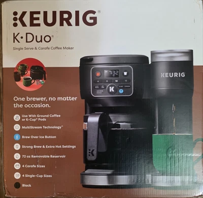 Keurig K-Duo Gen 2 Hot & Iced Single Serve and Carafe Coffee Maker - K5600 - New