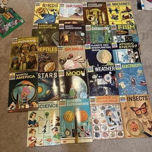 The How And Why Wonder Books Lot of 22 Paperback ~ 1960s (2 Hardcover) - Imagen 1 de 5