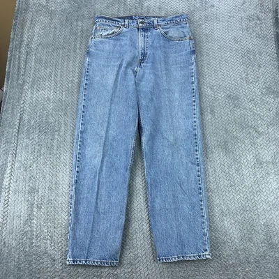 Pantalones de mezclilla Levis 550 de colección para hombre 33x30 se adapta a 32x29 azul calce relajado hechos en EE. UU. 90s 1997 Foto 1 de 4