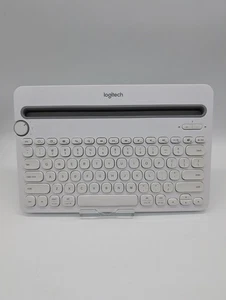 Logitech K480 Keyboard Wireless Bluetooth, Multi-Device, UK Layout, White - Picture 1 of 14