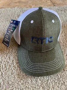 RTIC Coolers Outdoors Olive Mesh Adjustable Snapback Trucker Baseball Hat - New! - Picture 1 of 3