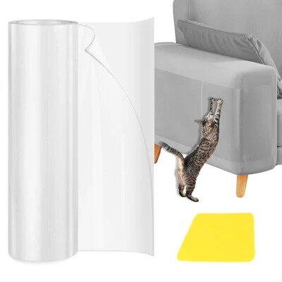 Cat Anti-Scratching Tape Roll Couch Sofa Furniture Protector Guard StickerPR - Image 1 of 4