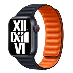 For Apple Watch Strap Leather Link Band Ultra 2 9 8 7 SE 6 5 4 3 2 42/44/45/49mm - Picture 1 of 41
