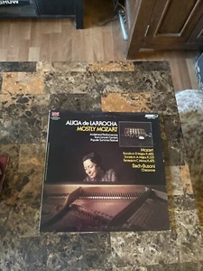 MOSTLY MOZART Bach-Busoni Alicia de Larrocha NM/EX Decca 1974 Rondo Fantasia - Picture 1 of 6