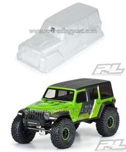 Jeep Wrangler Rubicon 1/10 Clear RC Crawler Body (WB 12.3" 313mm) TRX-4/SCX10 - Picture 1 of 1