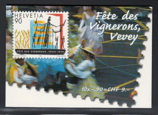 SWITZERLAND Vintners Festival, Vevey MNH booklet - Image 1 of 1