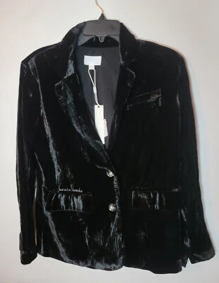 Blazer Dillards marca Every Day gran tamaño terciopelo negro XS nuevo con etiquetas "Every" Foto 1 de 4