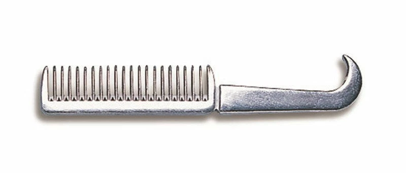 Zilco Pulling Comb+Hoof Pick Aluminium For Horse Pony Mane Tail  - image 1 of 2