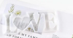 Silikonform  love Resin Kunstharz Handmade Epoxidharz  - Bild 1 von 1