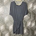 Max Studio Navy And White Stripped Dress Size Small.
