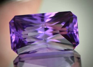 ametista radiante taglio personalizzato 16,96 ct - Foto 1 di 4