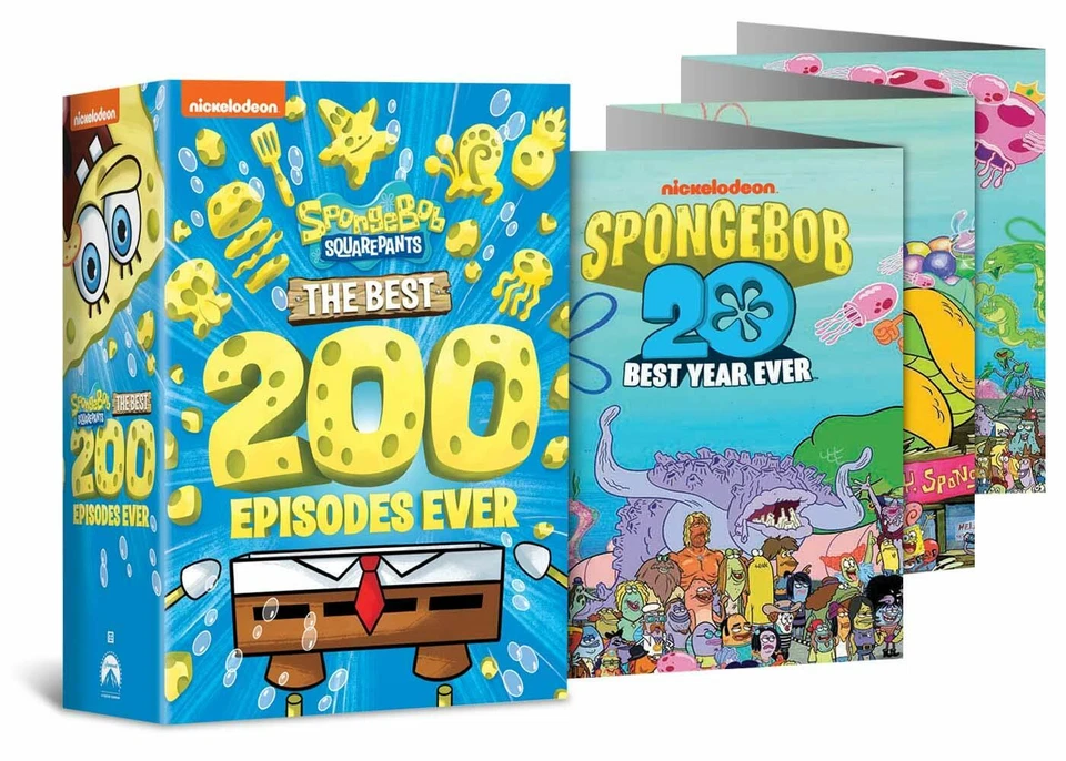 SpongeBob SquarePants: The Best 200 Episodes Ever (DVD, 2019, Special Edition)