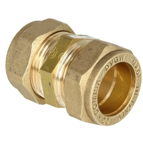 MS-Klemmringverschraubung, gerade beidseitig für Rohr-Ø 18 mm - Bild 1 von 1