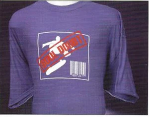 Rare Vintage Soul Doubt "Stamp" Skater Shirt - Brandneu, Unikat - Bild 1 von 9