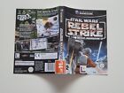Nintendo Gamecube Star Wars Rebel Strike Squadron III copertina artwork intarsio 