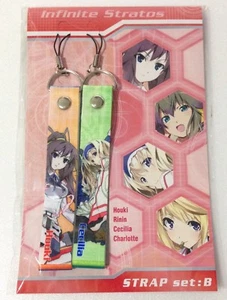 2 pcs strap set IS Infinite Stratos anime Shinonono Houki Cecilia Fan Charlotte - Picture 1 of 3
