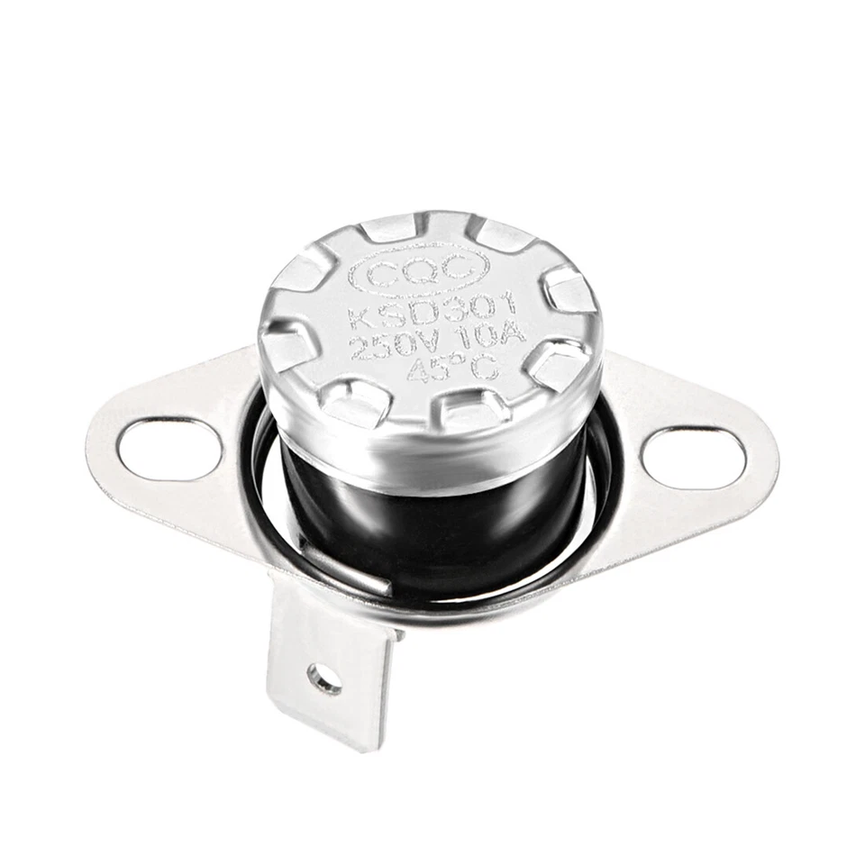 Temperature Control Switch , Thermostat , 40°C~100°C 10A Normally Open N.O 2pcs - Image 1 of 1