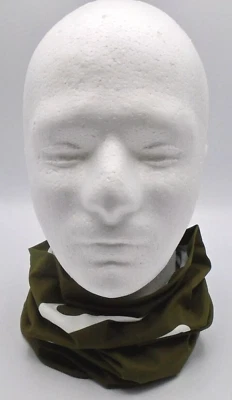 Calentador de cuello Nike Therma envolvente para adultos OSFM verde oliva/blanco Foto 1 de 4