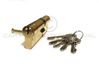 BRASS 40/55 Euro Lock Cylinder Hi-Secuirity 1-10 Locks MATCHING KEYS KEYED ALIKE