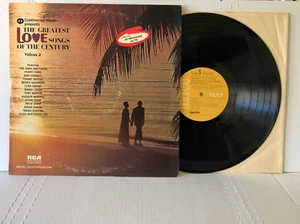 Various Artists GREATEST LOVE SONGS OF THE CENTURY VOLUME 2 1971 RCA VG+/VG++ - Picture 1 of 6