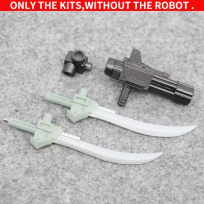 en stock! Kits de actualización de armas de diseño TIM pistola de cuchillo doble para SS81 Wheeljack Foto 1 de 4