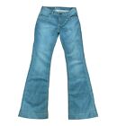 NWT Kimes Ranch Lola SoHo Fade Flare Jeans Sz 6 X 34 Light Wash Mid Rise Trouser