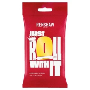 Renshaw Just Roll With It Sugar Paste - Yellow - Picture 1 of 1