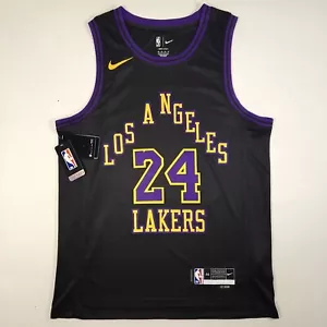 Kobe Bryant #24 Black City Edition Basketball Jersey New Fan Jersey S-2XL - Picture 1 of 8