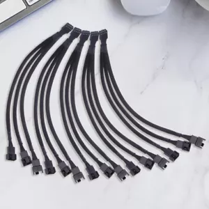 Lüfter Verteiler Splitter 1x Buchse 3x Stecker PWM Y Kabel 4 PIN Adapter - Bild 1 von 8