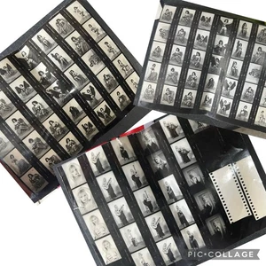 Sábana de contacto de la década de 1990 lencería mujeres damas sexy rubia morena foto foto - Imagen 1 de 4