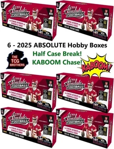 New Orleans Saints Break #292 ABSOLUTE 2025 NFL Football Box HALF CASE - Picture 1 of 1