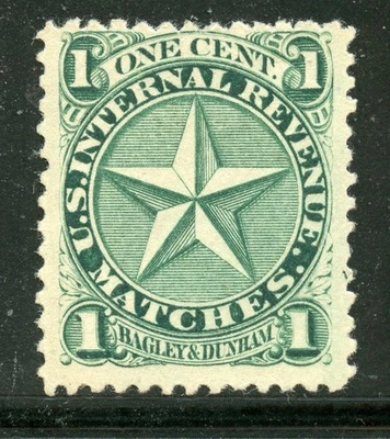 RO15d, Bagley & Dunham match revenue stamp. - Image 1 of 2