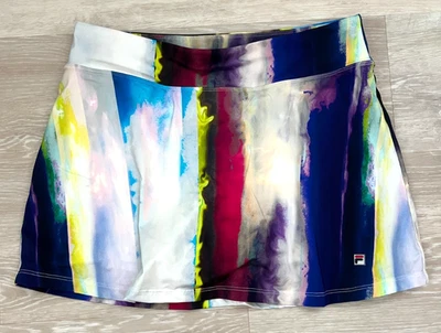 Pantalones Cortos Incorporados Fila Para Mujer Talla S Multicolor Tenis/Pickleball 14" Foto 1 de 4