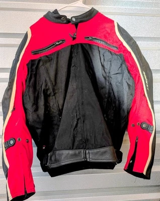Chaqueta de Motocicleta Joe Rocket Ballistic Series De Colección Para Hombre Roja Negra-Talla M Foto 1 de 4