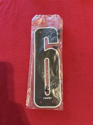 PANEL DE PANTALLA DIGITAL HARO TECH NÚMERO 6 PLACA BMX DE LA VIEJA ESCUELA FLO PIN de empuje Foto 1 de 3