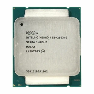 Intel Xeon E5-2603v3 CPU SIX-Core 1.60GHz SR20A 15MB 85W LGA 2011-3 Processor - Picture 1 of 1