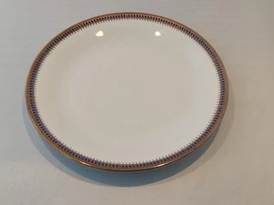 Frühstücksteller, Seltmann Weiden E Bavaria, blau-goldfarnener Rand - Bild 1 von 3
