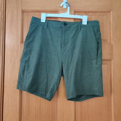 Pantalones Cortos Vuori Para Hombre 34 Gris Jaspeado Objetivo Chino 8" Rendimiento Ligero Elastizado Foto 1 de 4