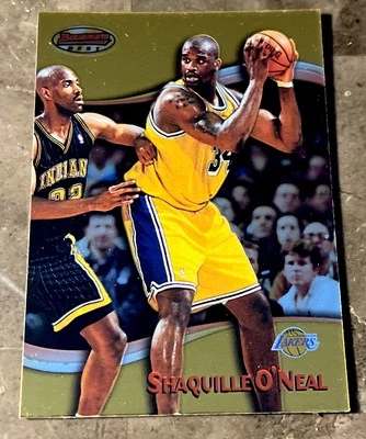 Shaquille O'neal 1998-1999 Bowman's Best Basketball NM-MT Card #100 LA LAKERS ❤️ - Image 1 of 2
