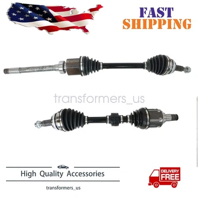 Front LH & RH CV Axle Assembly For Toyota Highlander 14-16 Venza Lexus RX350 AWD - Image 1 of 4