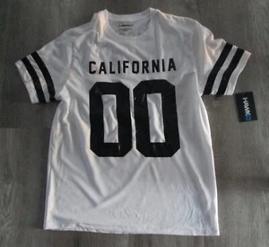 NWT TONY HAWK MENS SCREENPRINT CALIFORNIA DOUBLE SIDE SCRIPT T SHIRT SIZE L - Picture 1 of 5