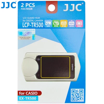 JJC LCP-TR500 LCD Film Camera Screen Display Protector for Casio EX-TR500 TR550 - Image 1 of 4